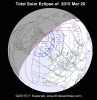 Eclipse Map, 2015 March 20