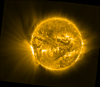 SWAP view of AR 12209 as it rotates onto the east limb of the Sun. (No labels version.)